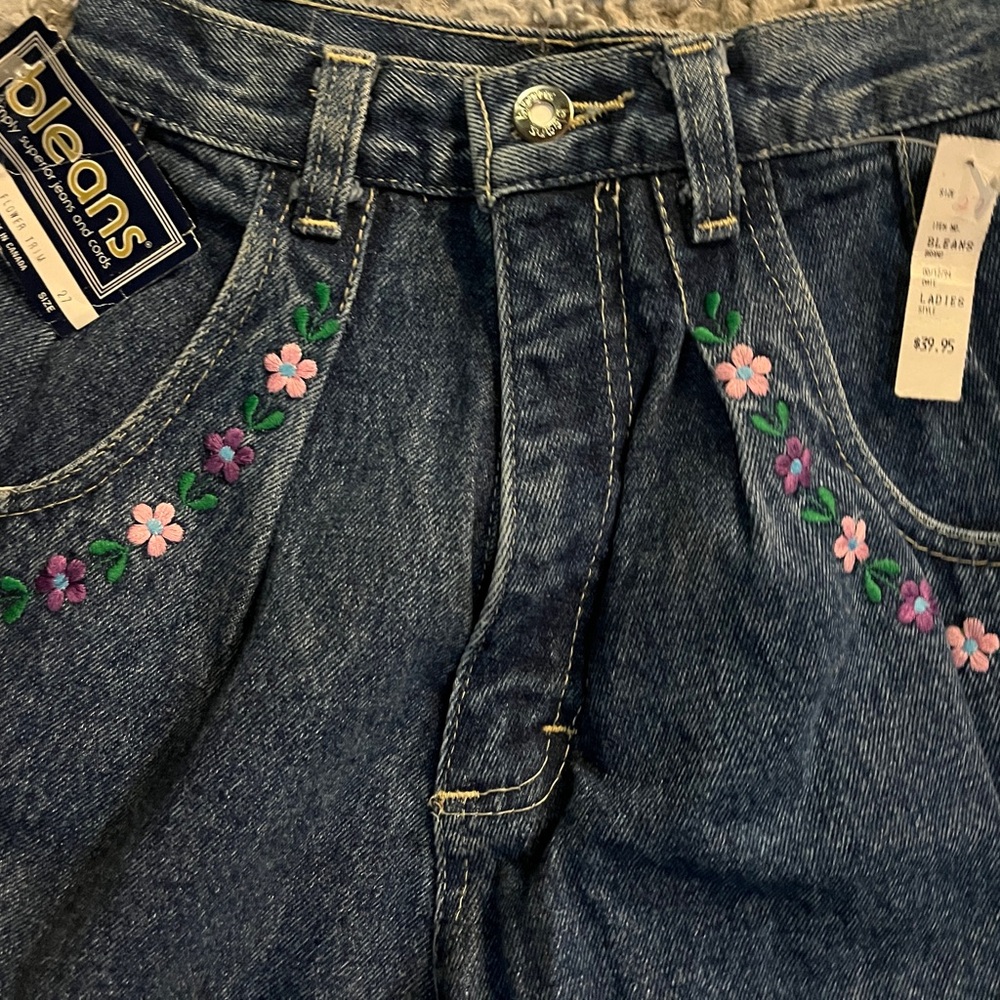 Women's Bleans “Mom” Embroidered Jeans